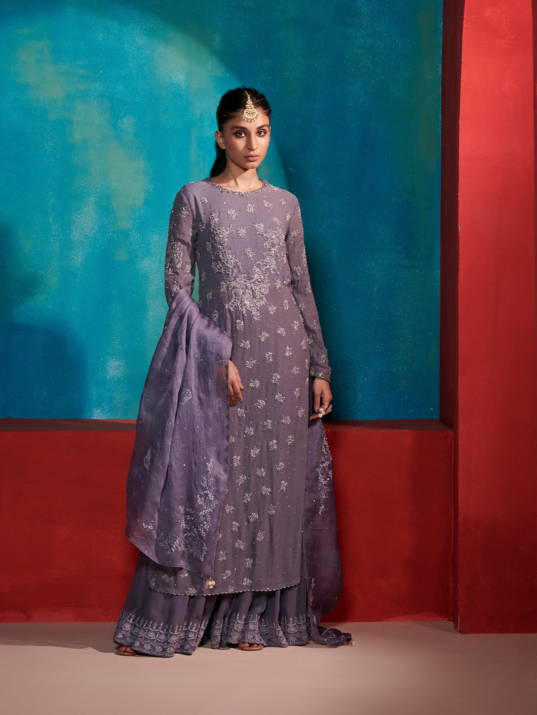 Jazz Kurta And Sharara Set
