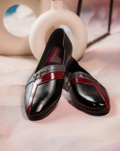 Load image into Gallery viewer, Black T-Strap Loafers
