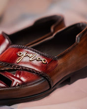 Load image into Gallery viewer, Brown Braided Loafers
