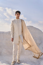 Load image into Gallery viewer, Cream Dori Sherwani Set
