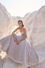 Load image into Gallery viewer, Coffee Silver Lehenga Set
