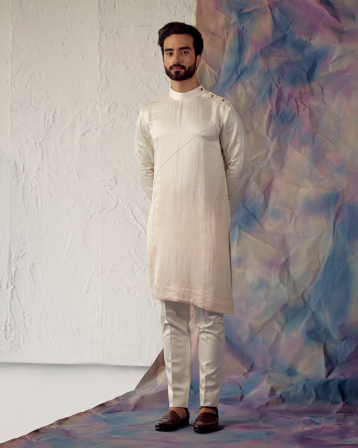 Ivory Ombre Kurta set