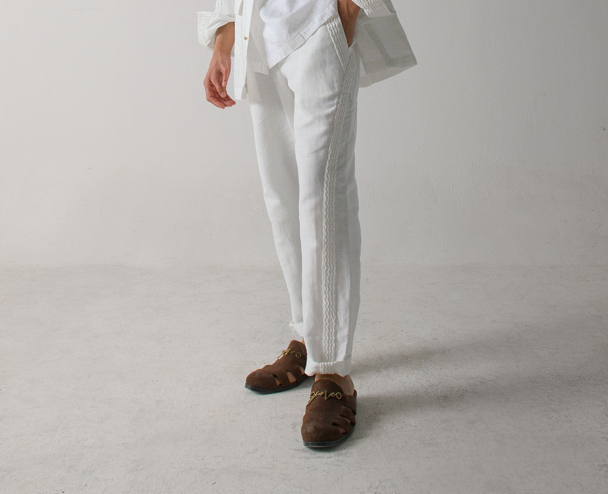 Ivory Trousers