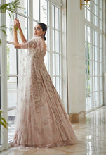 Load image into Gallery viewer, Silver Bridal  Lehenga Set
