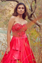 Load image into Gallery viewer, Fuchsia Satin Gown
