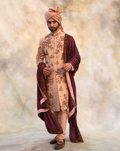 Load image into Gallery viewer, Champagne 3D 
element sherwani
