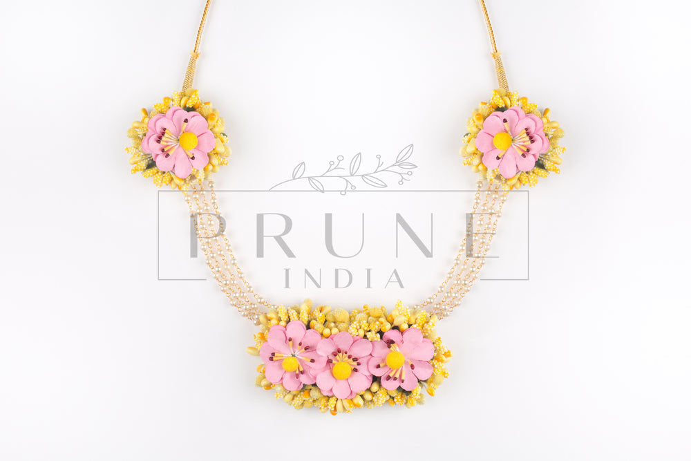 Five Flower Choker In Bud Flower(PIWB 5FC)