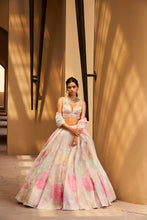 Load image into Gallery viewer, Pastel Floral Lehenga Set
