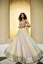 Load image into Gallery viewer, Pastel Multi-Colored Lehenga Set
