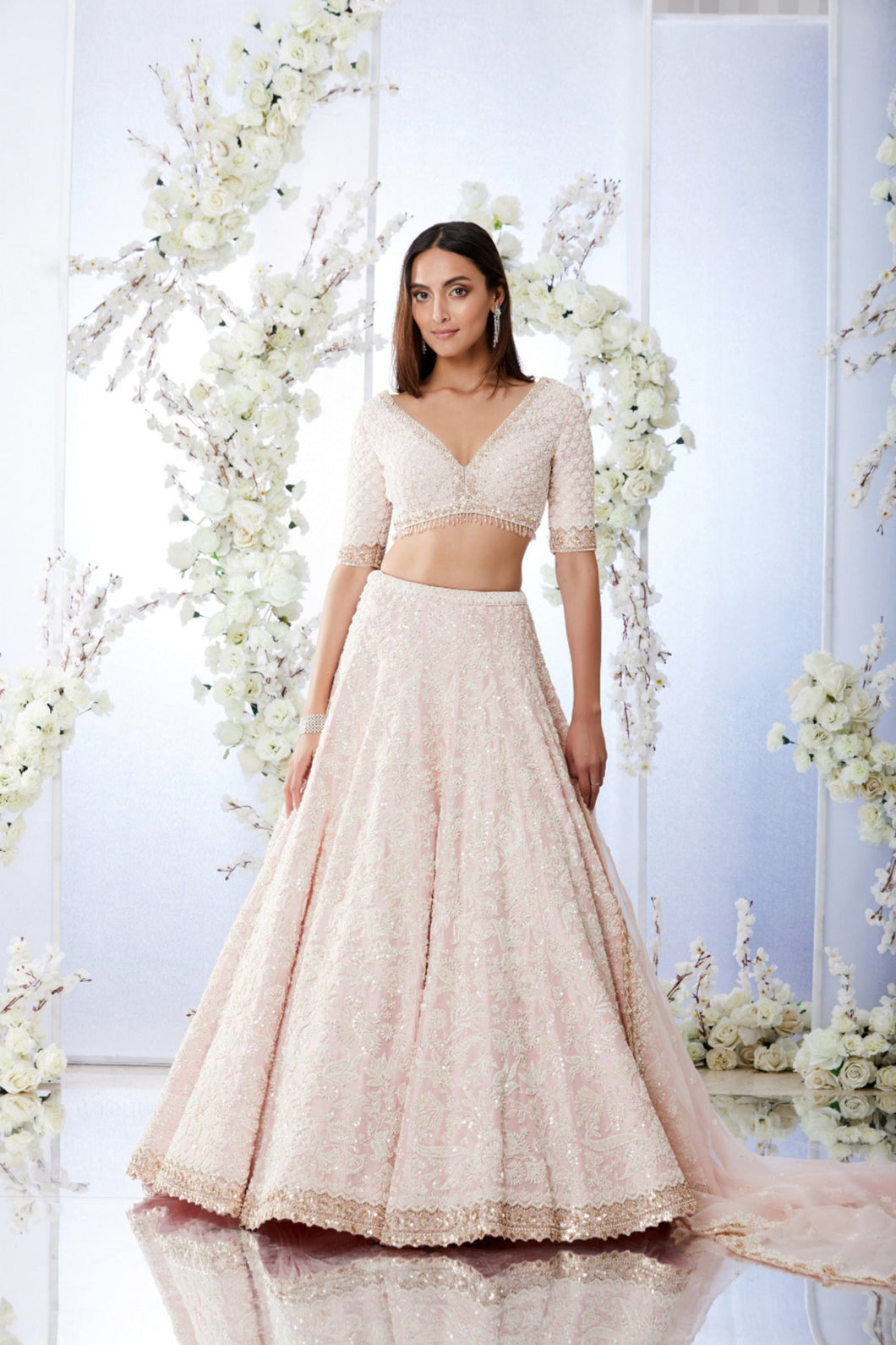 Blush Pearl Lehenga Set