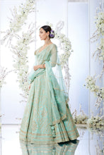 Load image into Gallery viewer, Sea Green Gota Patti Lehenga Set
