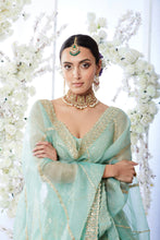 Load image into Gallery viewer, Sea Green Gota Patti Lehenga Set
