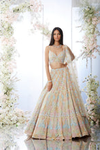 Load image into Gallery viewer, Multi-coloured Sequin Lehenga Set
