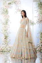 Load image into Gallery viewer, Multi-coloured Sequin Lehenga Set
