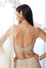 Load image into Gallery viewer, Multi-coloured Sequin Lehenga Set
