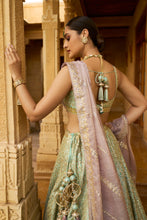 Load image into Gallery viewer, Sea Green Gota Patti Lehenga Set
