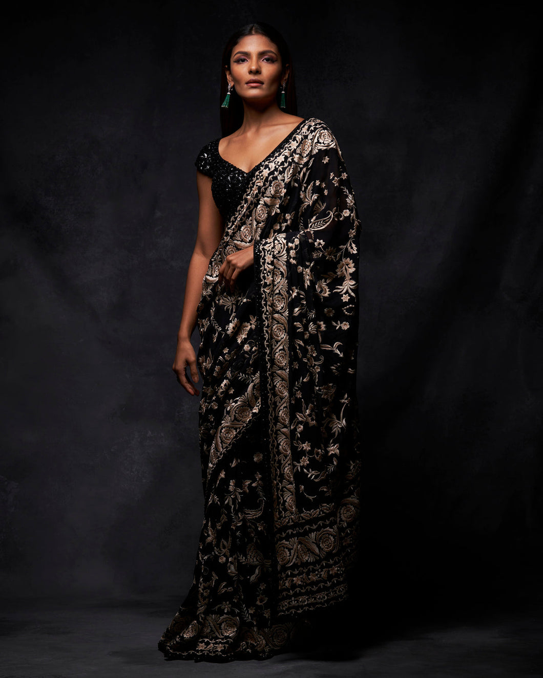 Black Ivory Saree