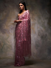 Load image into Gallery viewer, Metallic Pink Saree
