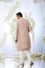 Load image into Gallery viewer, Nude Kiran Dori Sherwani Set
