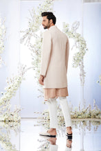 Load image into Gallery viewer, Nude Kiran Dori Sherwani Set
