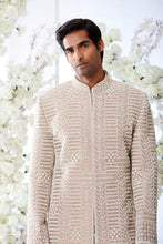 Load image into Gallery viewer, Nude Pearl Short Sherwani Set
