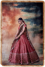 Load image into Gallery viewer, Sequin Splash Mughal Boota Lehenga Set
