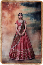 Load image into Gallery viewer, Sequin Splash Mughal Boota Lehenga Set
