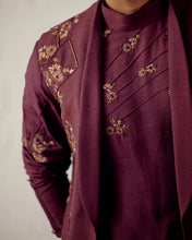 Load image into Gallery viewer, Merlot Homme Shrug set
