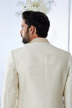 Load image into Gallery viewer, Cream Gold Sherwani Set
