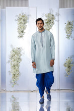 Load image into Gallery viewer, Blue on Blue Sherwani Set
