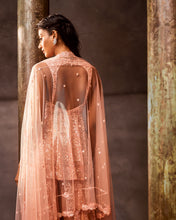 Load image into Gallery viewer, Rose Pink Sequin Sharara Set
