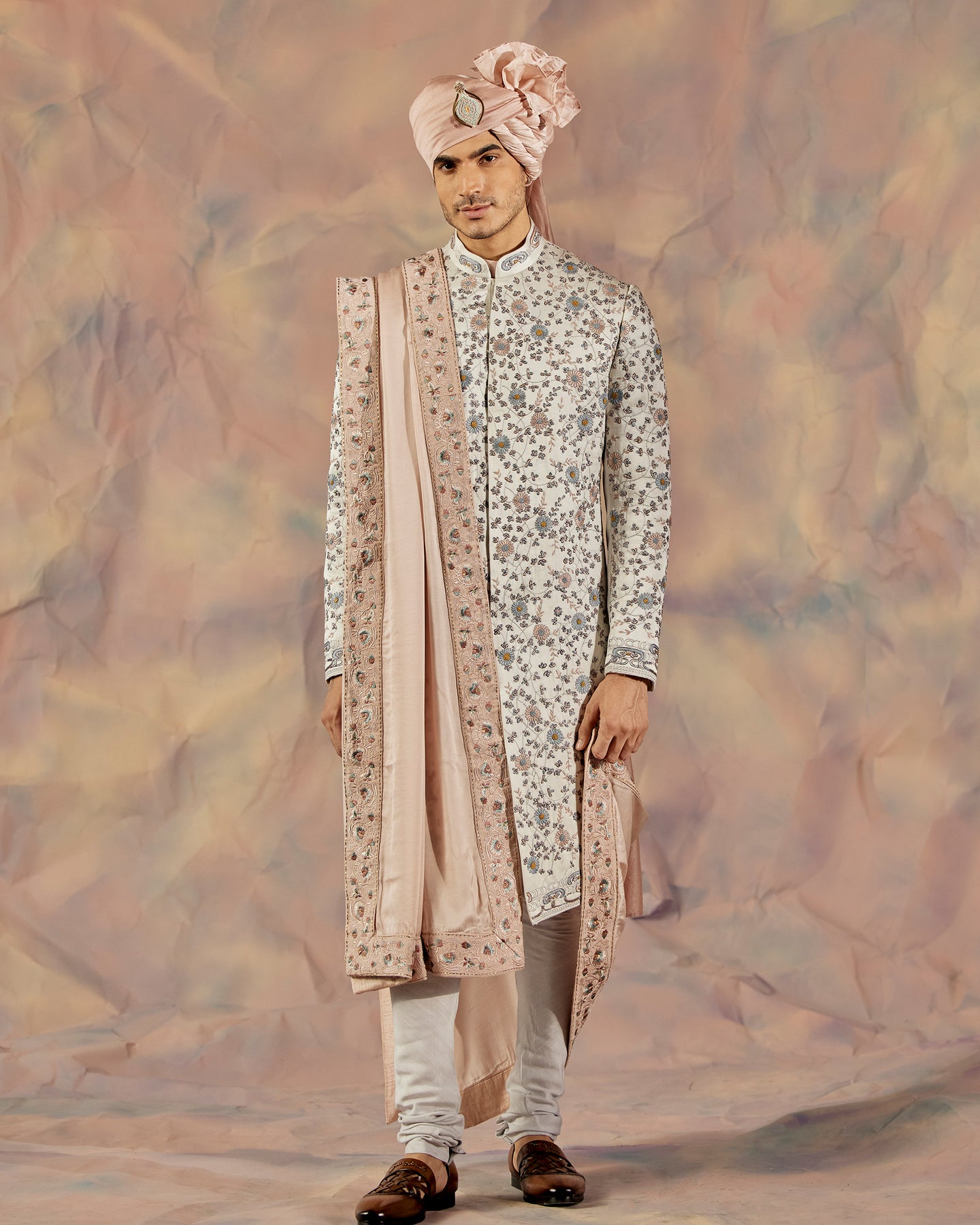 Silver Lining Sherwani Set